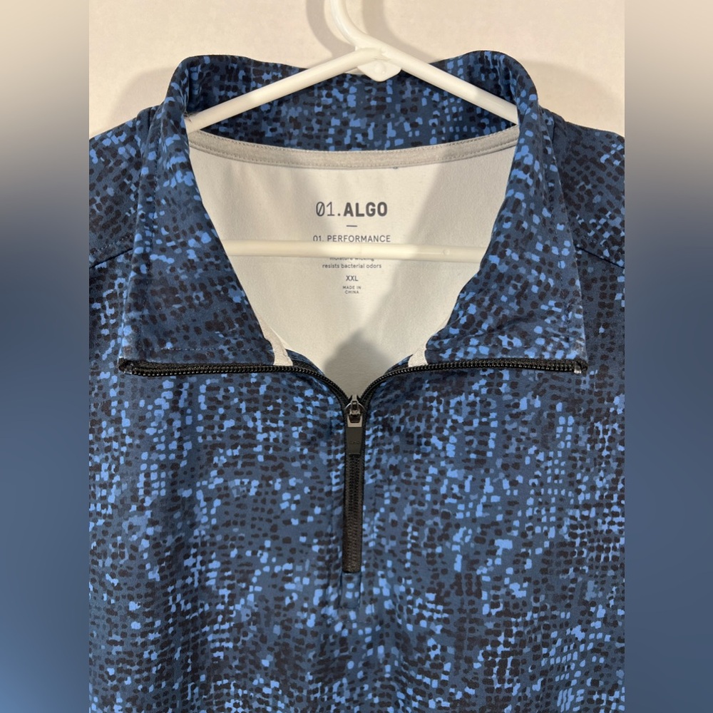 01.Algo Performance Polyester/Spandex Qtr Zip Swe… - image 7